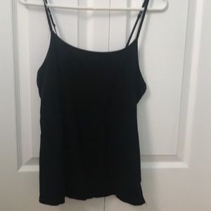 MOSSIMO black cami tank with built in bra